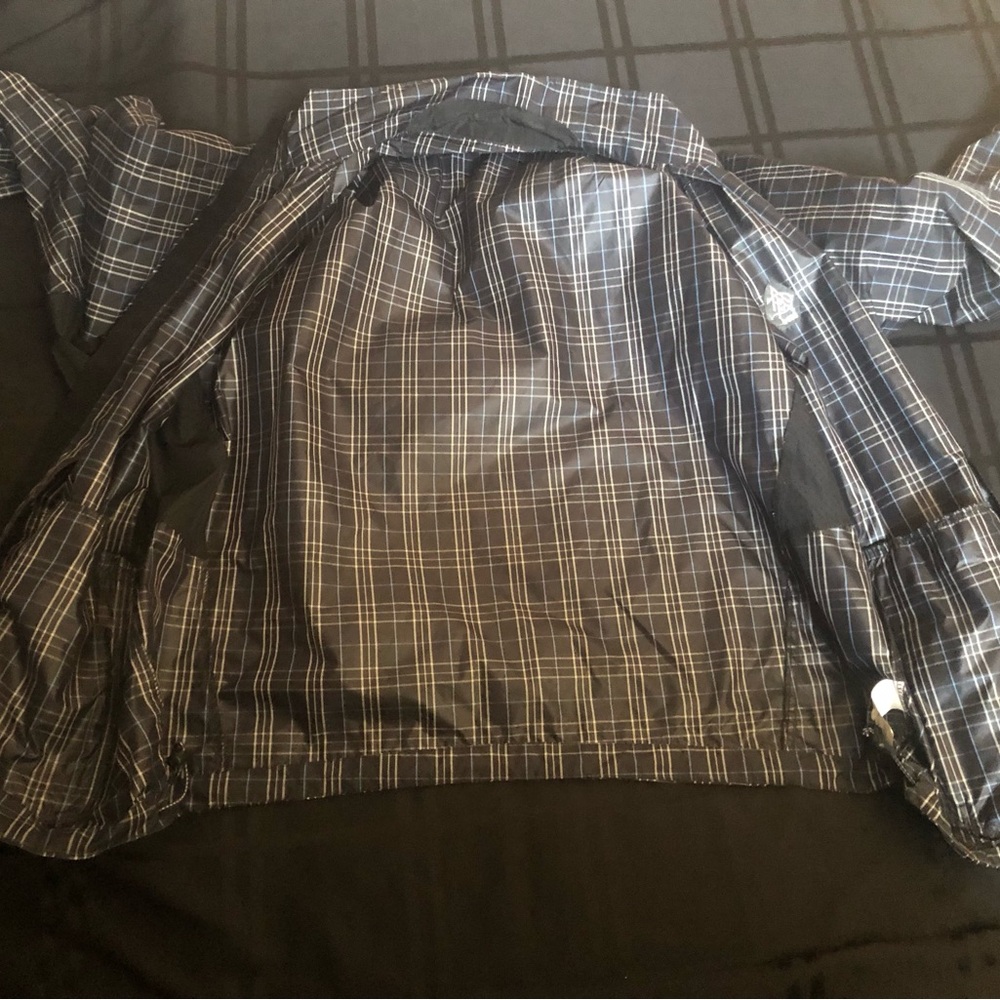 Zero Restriction Windbreaker Mens Large Plaid Tour Series Performance Golf Logo - Picture 7 of 10